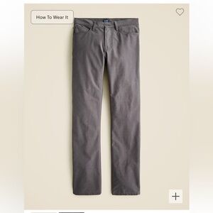 NWT JCrew 770 Straight fit mid weight tech pant